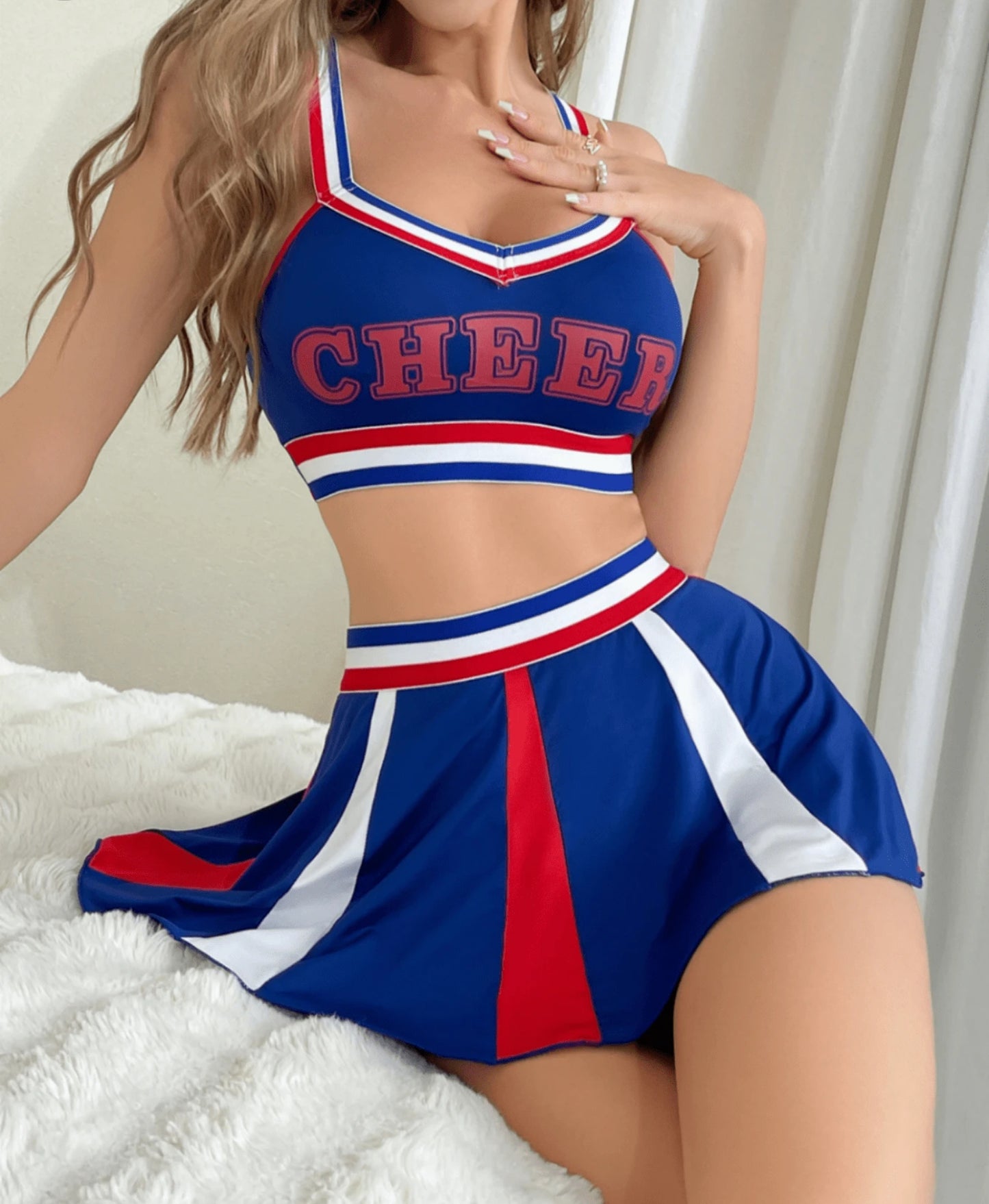 Multi-coloured Cheerleader Uniform