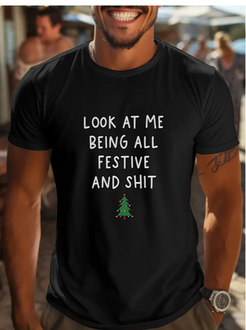 Men's Christmas Graphic Tees