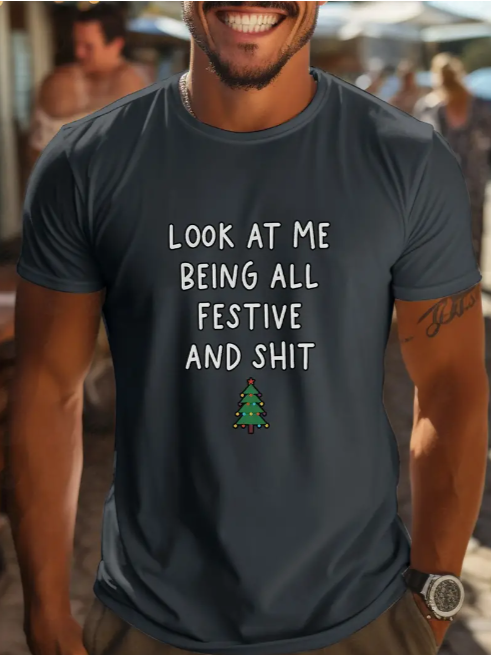 Men's Christmas Graphic Tees