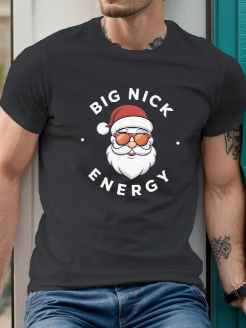 Men's BIG NICK ENERGY Christmas Tees