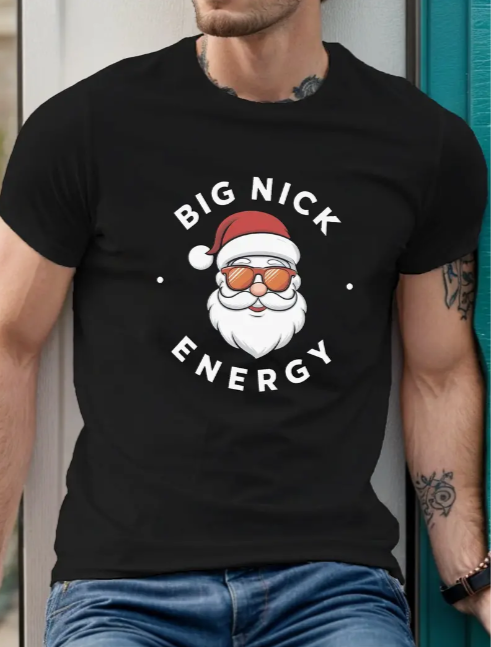 Men's BIG NICK ENERGY Christmas Tees