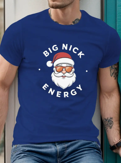 Men's BIG NICK ENERGY Christmas Tees