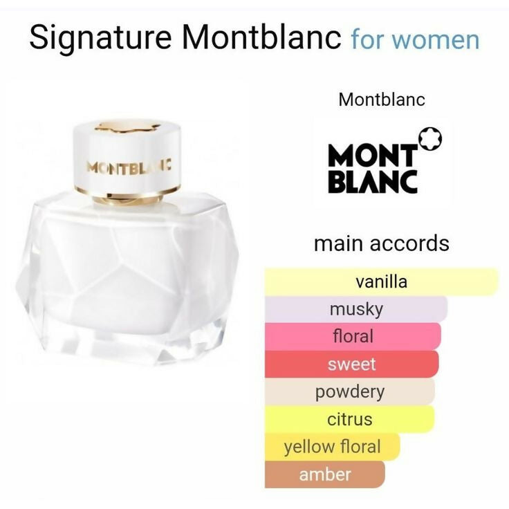 ? Authentic_Mont_Blanc Signature Perfume For Women 100Ml Minyak Wangi Perempuan