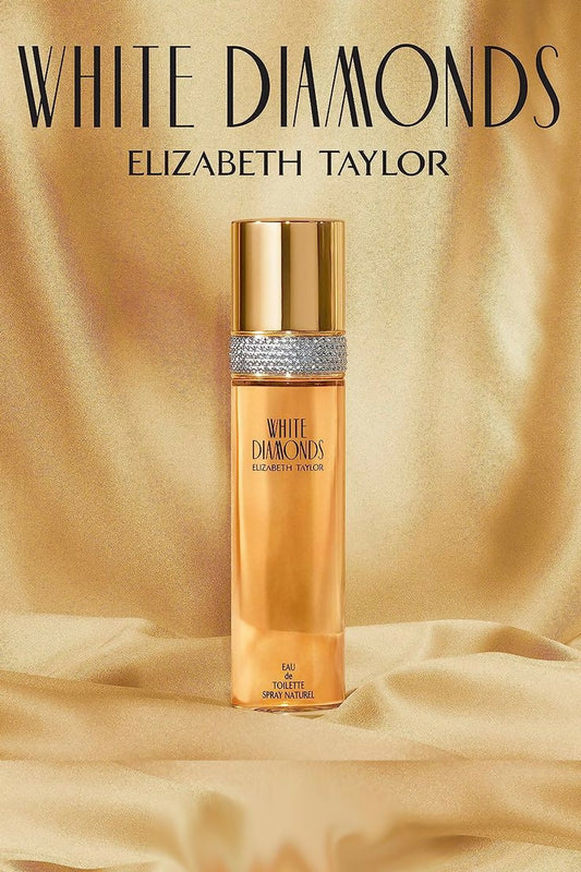 Elizabeth Taylor Women's Perfume, White Diamonds, Eau De Toilette EDT Spray, 3_3 Fl Oz